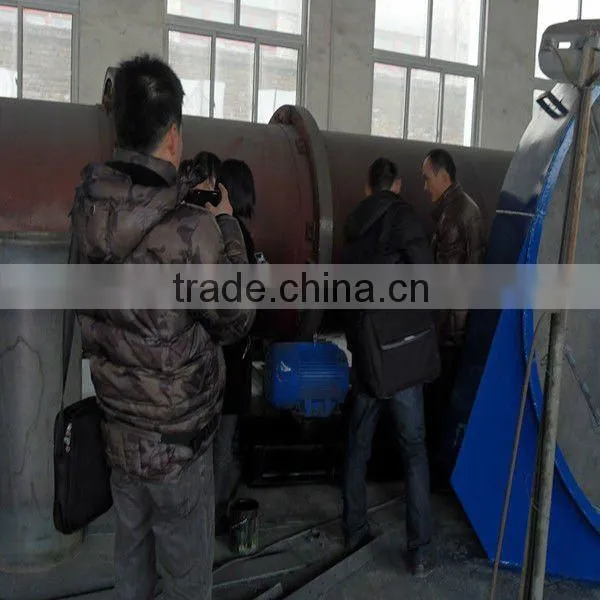 Low noise 2.2m*18m chicken manure rotary drier for compound fertilizer