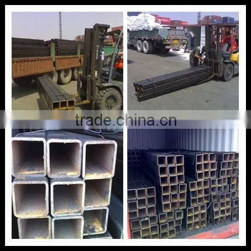38*38mm small diameter black steel square tubes