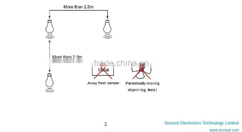 e27 pir infrared motion sensor led light bulb lamp