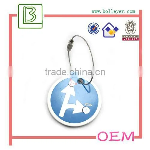 custom logo Printed Promotional Keyrings