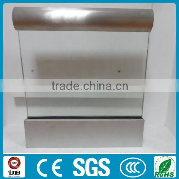 modern exterior used aluminum u base channel shoe glass balustrade