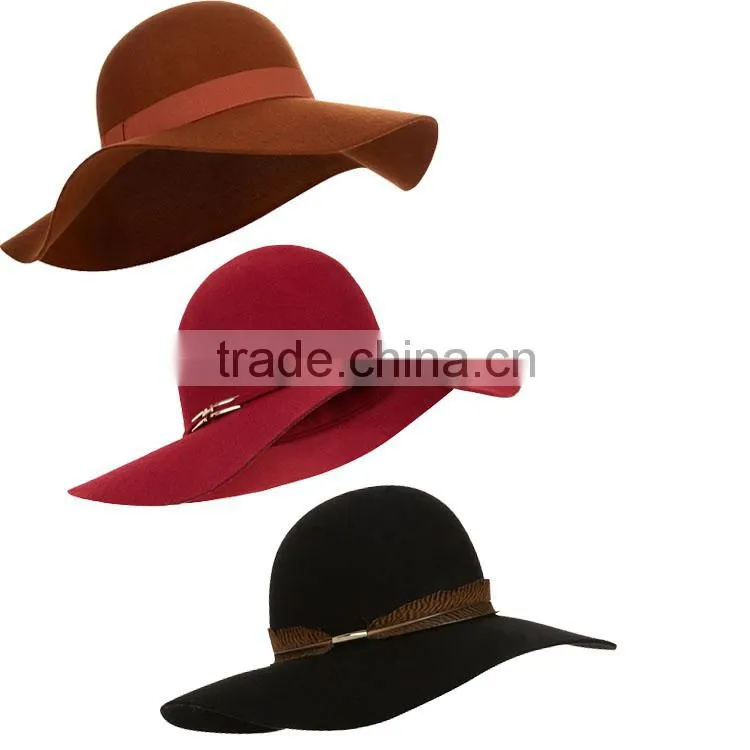 Wool Felt Floppy Hats