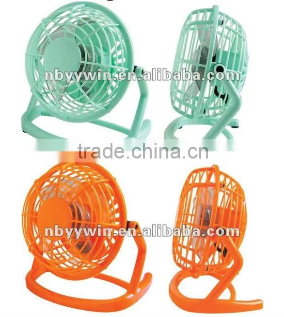 4 inch plastic usb fan