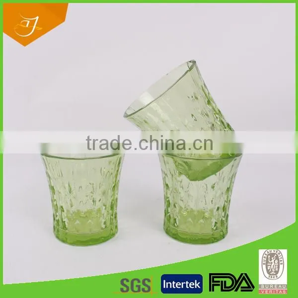 7Oz cup coloured glass