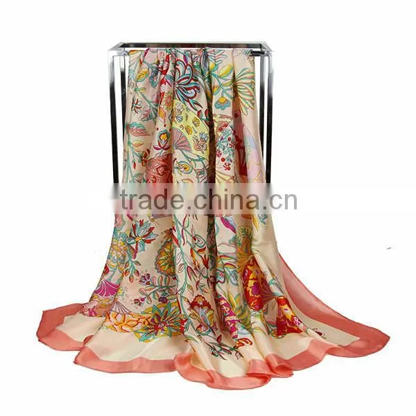 Fashion Printing chiffon chiffon scarf Square Scarf