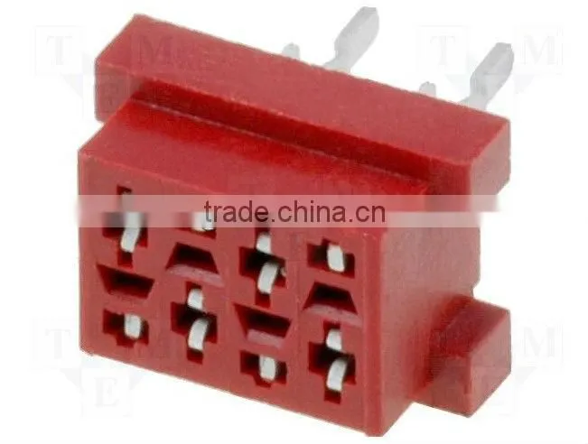 Female Micro Match Socket Connector KLS1-204F, DIP 180