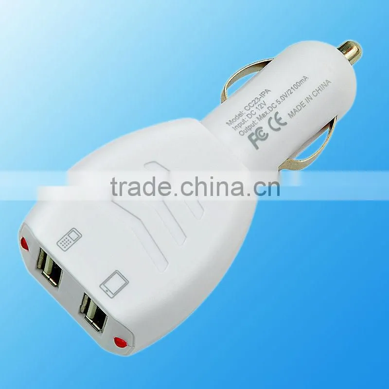 manufactory supply white color 2output 5600mAh USB Power Station for mobile