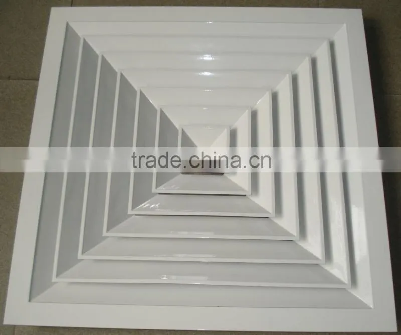 HVAC Aluminium Ceiling Square Air Diffuser