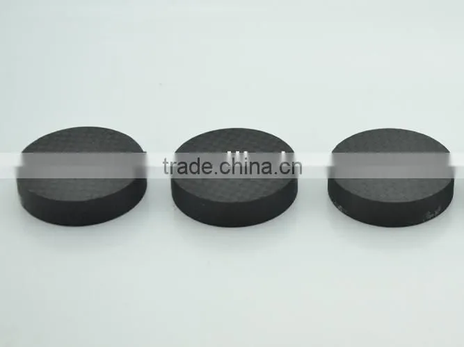 High Performance 40mm*10MM Carbon Fiber Speaker Spike Pad Base Stand Protective Black Hi Fi