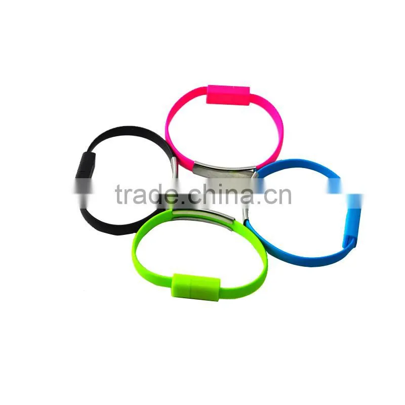 2015 New Design Bracelet Charger for iphone 6, wristband data cable,OTG Mobile Cable