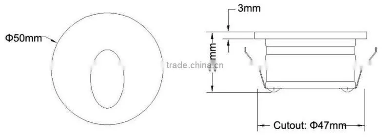 HOT SALE High Power Room Decorative 1W led wall lamp LED stair light