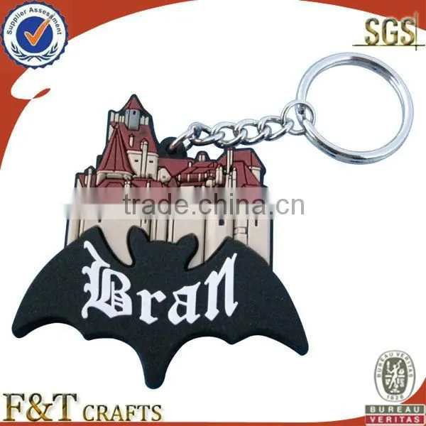 2014 custom soft pvc rubber keychain for promotions