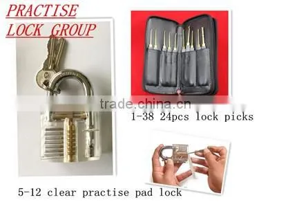 New Goso 15 pieces locksmith tool for car lock picking tools set