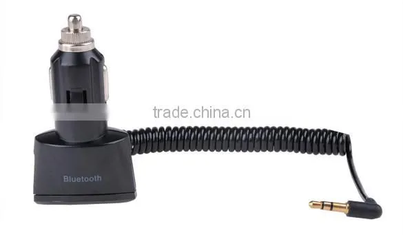 Bluetooth Audio Music Receiver Usb Car Chargers For Iphone 5C 5S Sam N9000 S4 S3 AUX SV005765