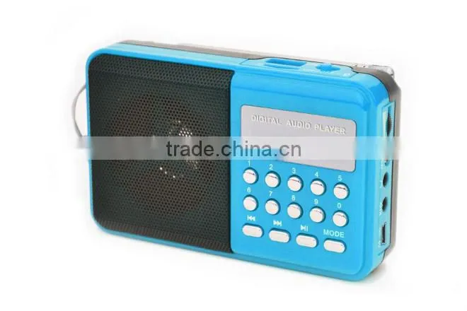 Robot-098 Portable card speaker,digital fm radio,Led lights,portable mini speaker with fm radio,radio fm