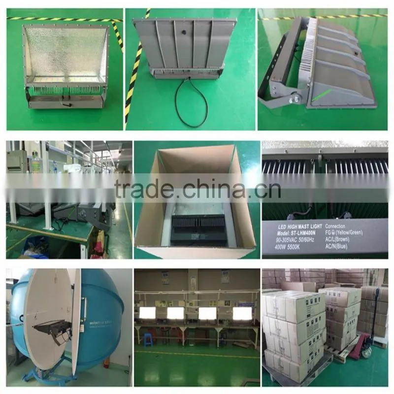Top quality 7 years warranty led high mast light 130LM/W UL DLC 600 watt led flood light