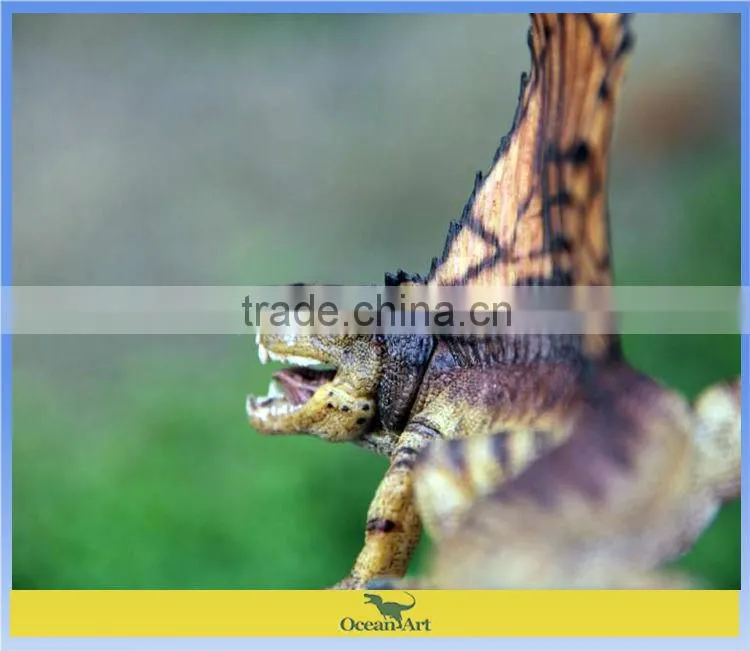 FRP realistic animatronic life size dinosaur for sale