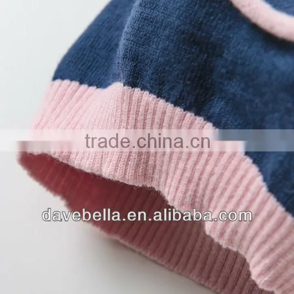 DB605-H dave bella 2014 spring baby hat infant cap knitted fashionable caps and hats