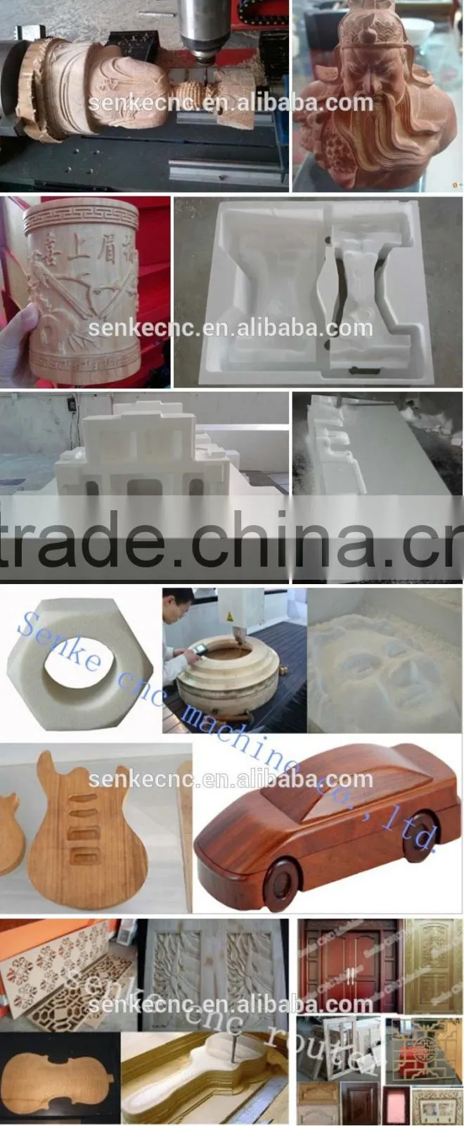 CNC automatic wood foam mould making machine foam cutting machine cnc SKW-1325F