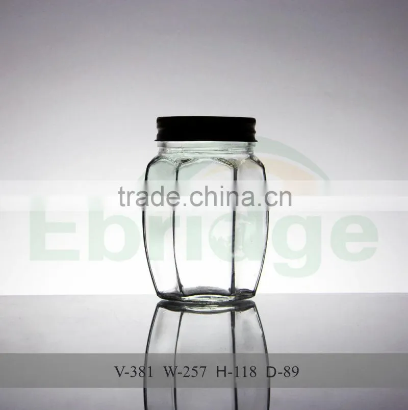 customized glass drinking mason jar with colored cap and straw