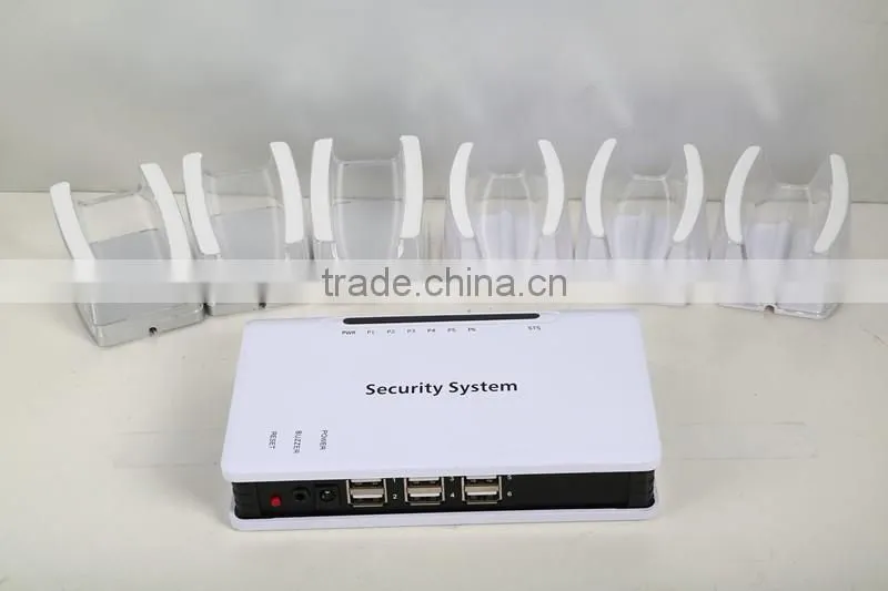 Full secure 6 USB ports multi-port tablet for phone/ipad
