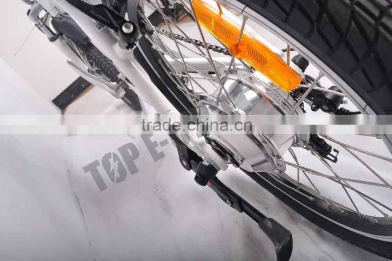 Alloy frame mini ebike easy riding small folding electric bike