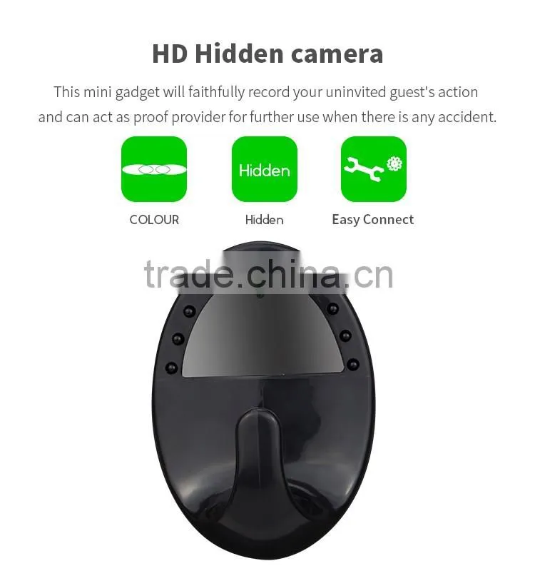 Vitevision Infrared Motion Detection Hanger mini hidden Spy camera with remote control