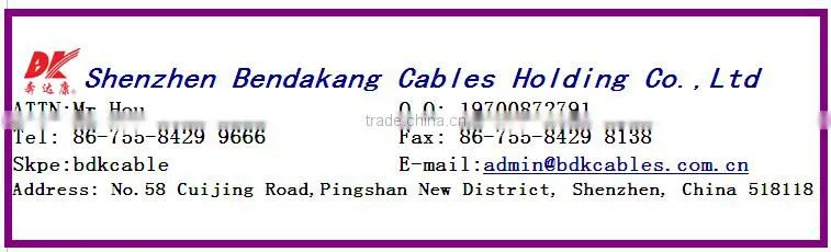 PVC electrical cable 600V / 1000v