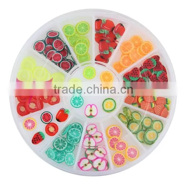 Fashion 12 colors glitter pearl for nail art decoration