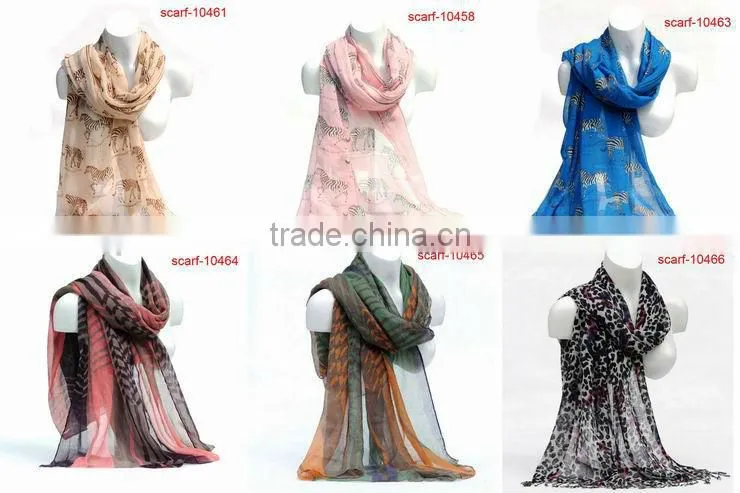 wide solid color cotton scarf