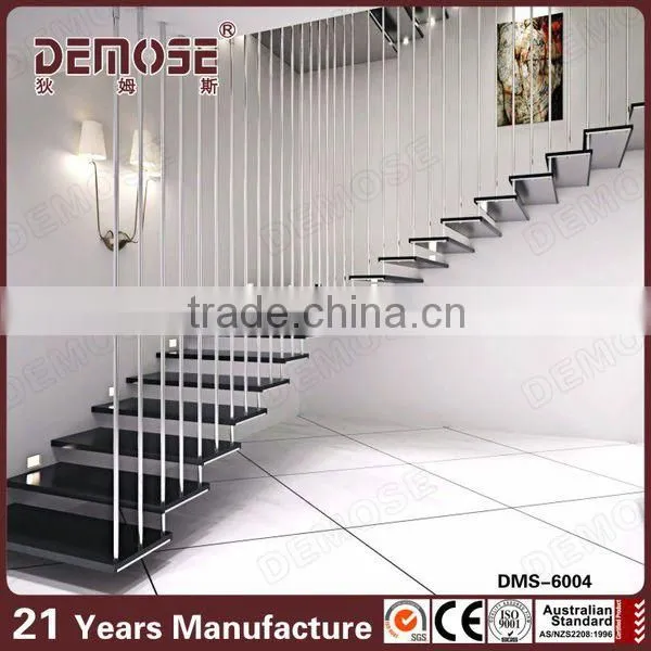 indoor predabricated floating stair
