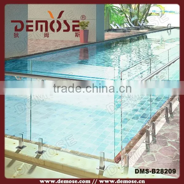 glass pool fencing / stainless steel swimming pool handrail
