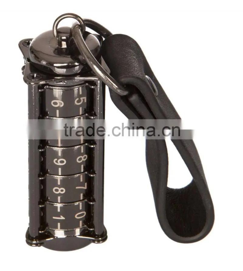 Metal Cylinder Design DaVinci Cryptex Style 128GB USB Flash Drive with 5 Digit Code Secure Pendrive