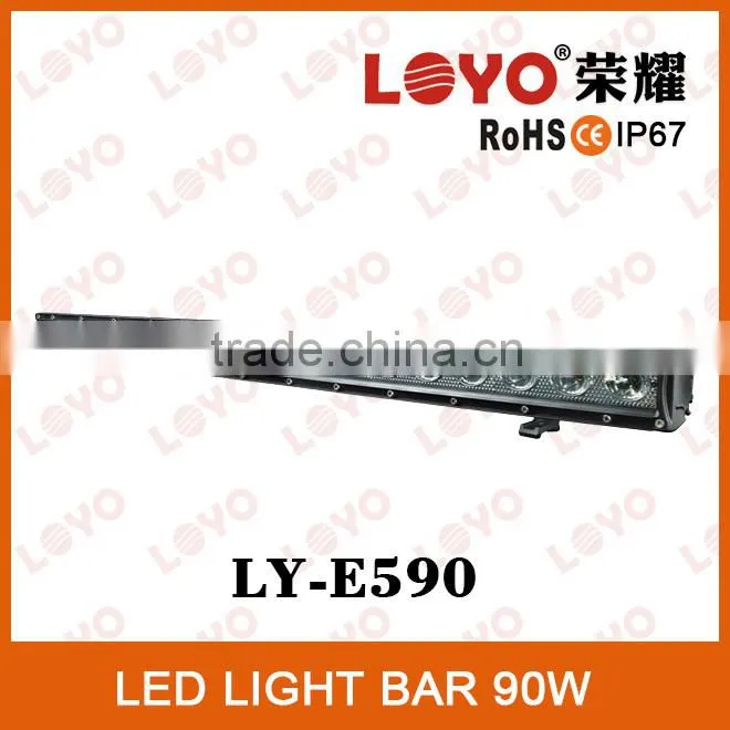Hottest Car led light bar offroad, 12V IP67 led light bar, 90w car led light bar 12v