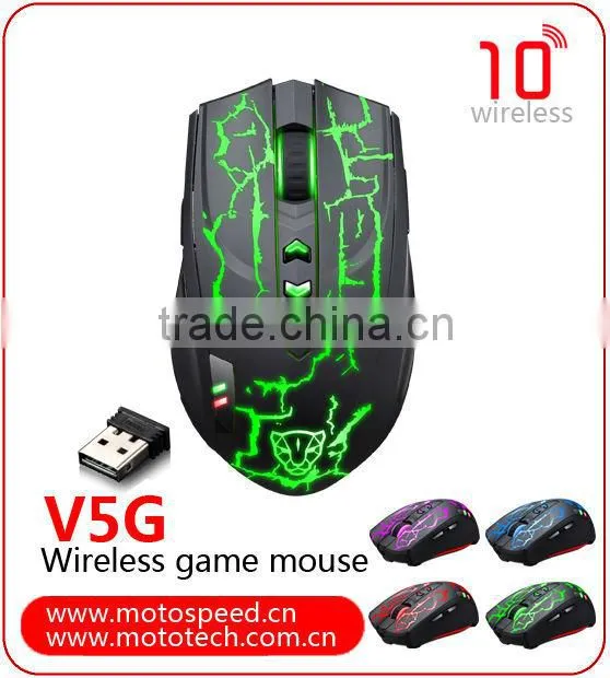 7 Buttons Wireless Gaming Mouse_2.4g Ergonomic Deisgn Wireless Gaming Mouse