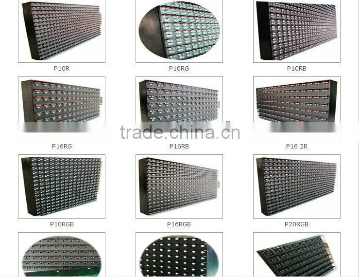 outdoor waterproof full color led module P16/ p16 p12 p10 p20 p25 led display module