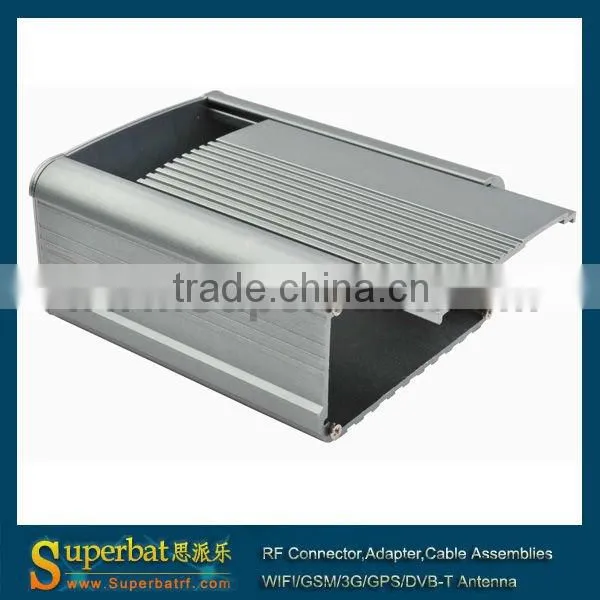 Aluminum Box Enclosure Case -4.33"*3.54"*2.17"(L*W*H) clear plastic hinge box