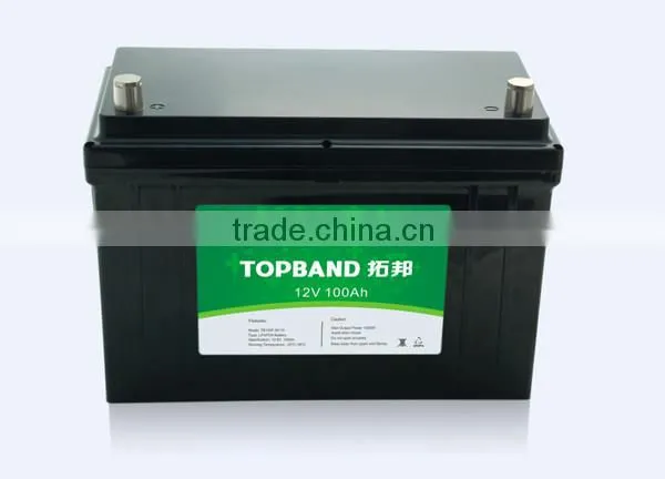 Long life lithium LiFeO4 LFP battery 12V 100Ah TB12100F