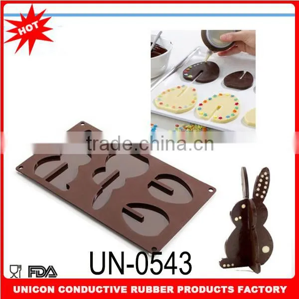 Hot sale moldes de chocolate for 3d chocolate UN-0543