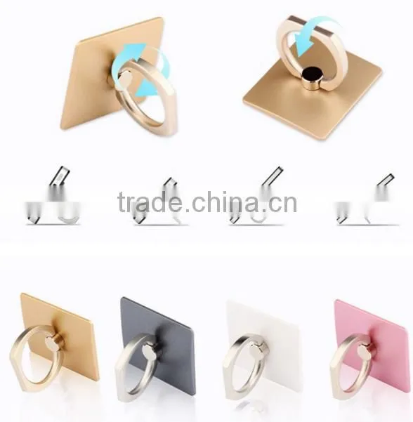 ring holder for iphone finger ring phone holder 360 Degree Rotating Car Mount Bracket Stand Finger Ring Holder for Mobile Phone