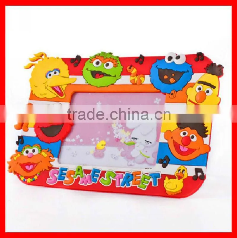 Soft PVC fridge magnet photo frame for Christmas