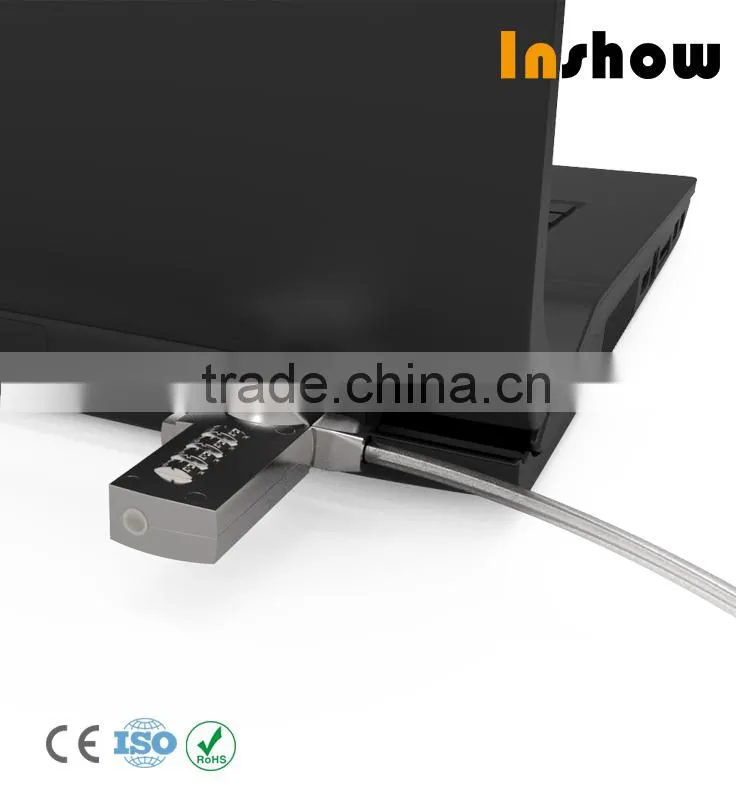 Retail shop display computer notebooks cable lock