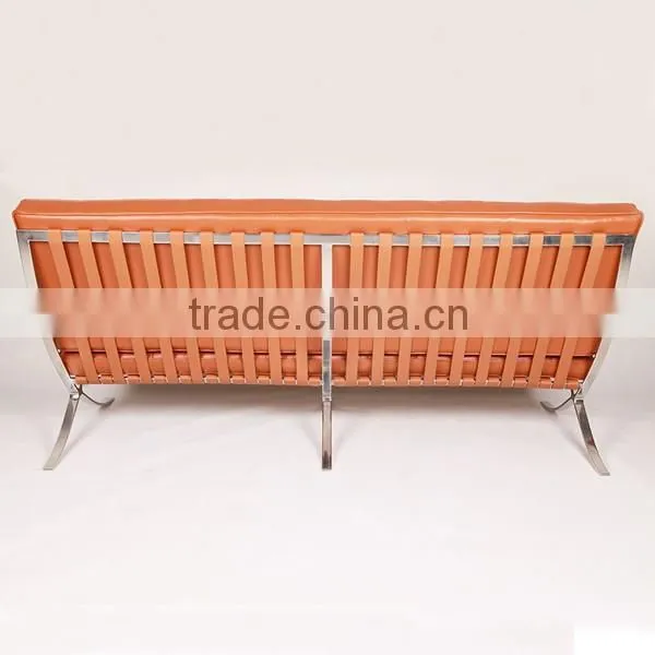 Mis van der Rohe designer furniture Barcelona sofa 1+2+3 set