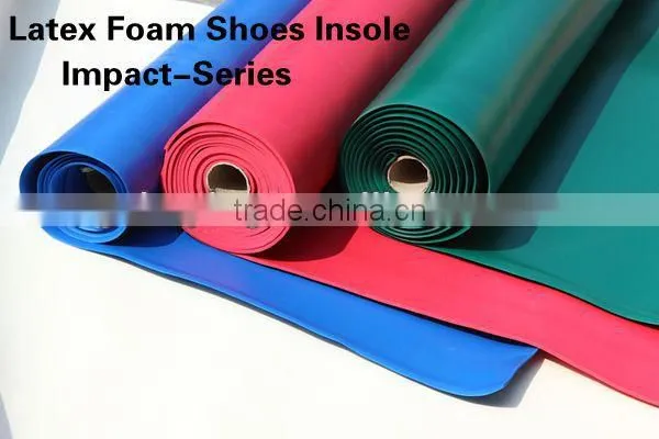 Latex foam insole material / latex foam shoe material