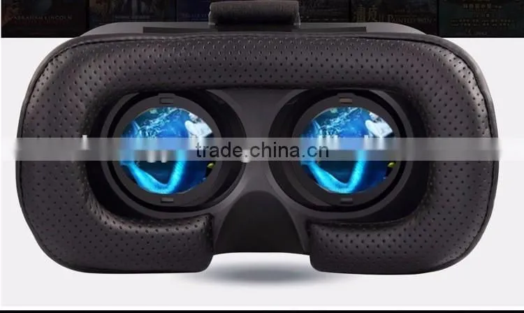 Best Selling Cheap Virtual Reality Glasses VR Headset Big PMMA Lens 3D Video Games Open Sex Film Ajustable