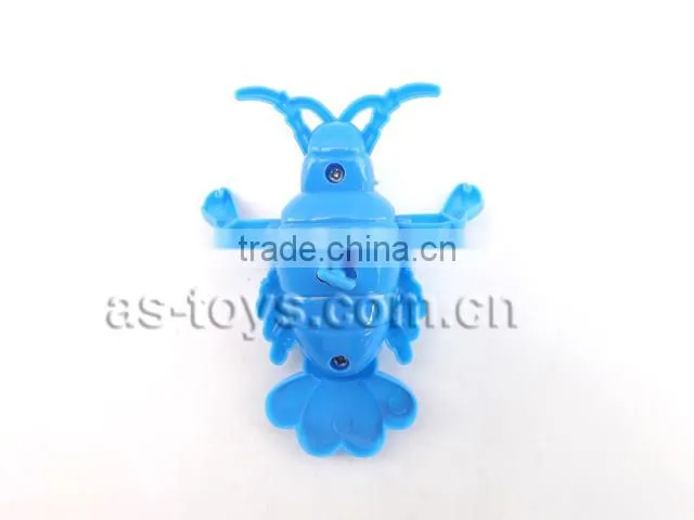 Children wind up plastic toy lobster