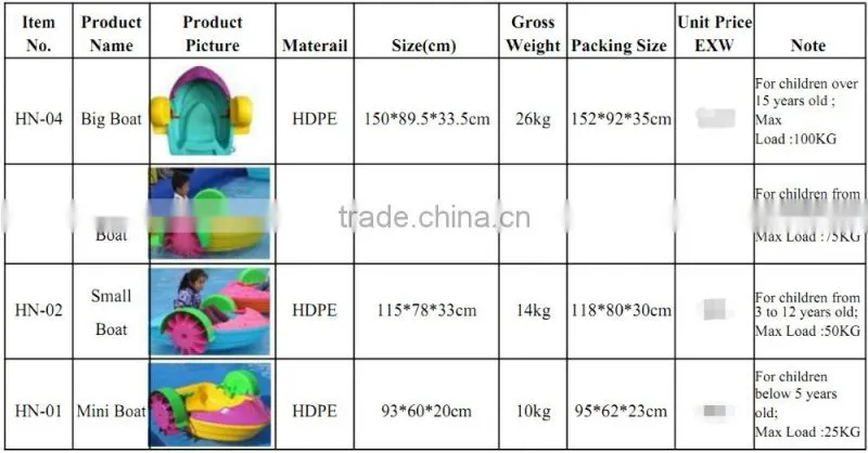 inflatable swimming pool paddle boat lake toys kids hand power pedal boats