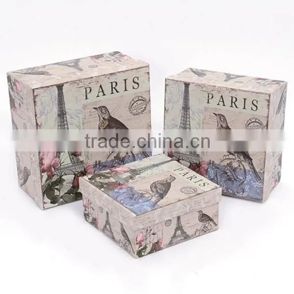 Custom made small cardboard gift packaging box printing