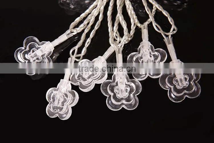 TZFEITIAN outdoor decorative fairy flower string lights led
