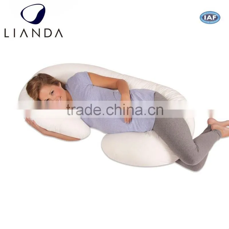 Snug Cushion With Zipper Maternity Pregnancy Body Contoured Body Pillow